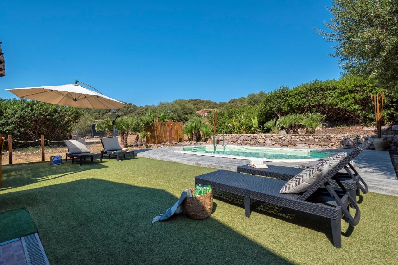 Villa Pedra Alghero - Appartamento In Villa Con Piscina Kültér fotó