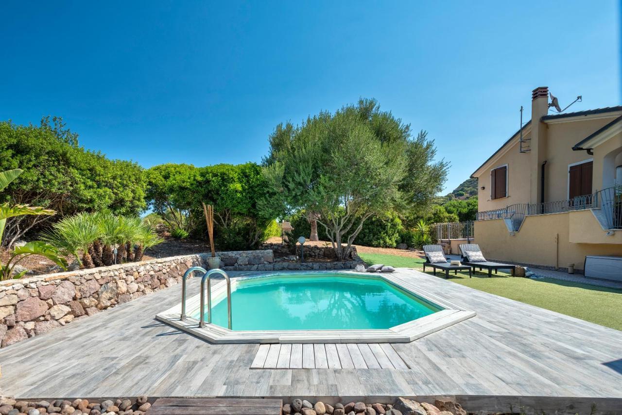 Villa Pedra Alghero - Appartamento In Villa Con Piscina Kültér fotó